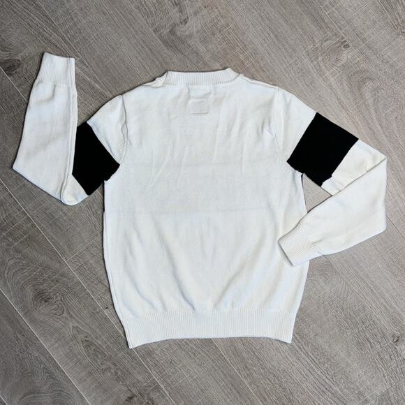 HILLFLINT White Black ‘WHITE SOX’ Crew Neck Baseball Sweater Women’s - Picture 7 of 7